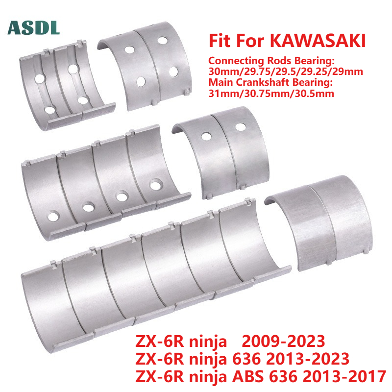 Motorcycle Crankshaft - Per Kawasaki ZX-6R ZX6R ZX 6R